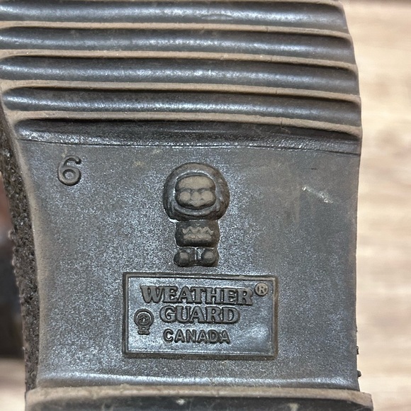 Vintage weather guard Brown Boots rain winter neutral classic timeless garden - Picture 7 of 13